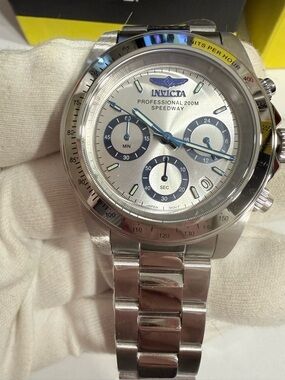 Invicta Speedway Men's Watch - 39.5mm, Steel-(17311)-Professional Chronograph